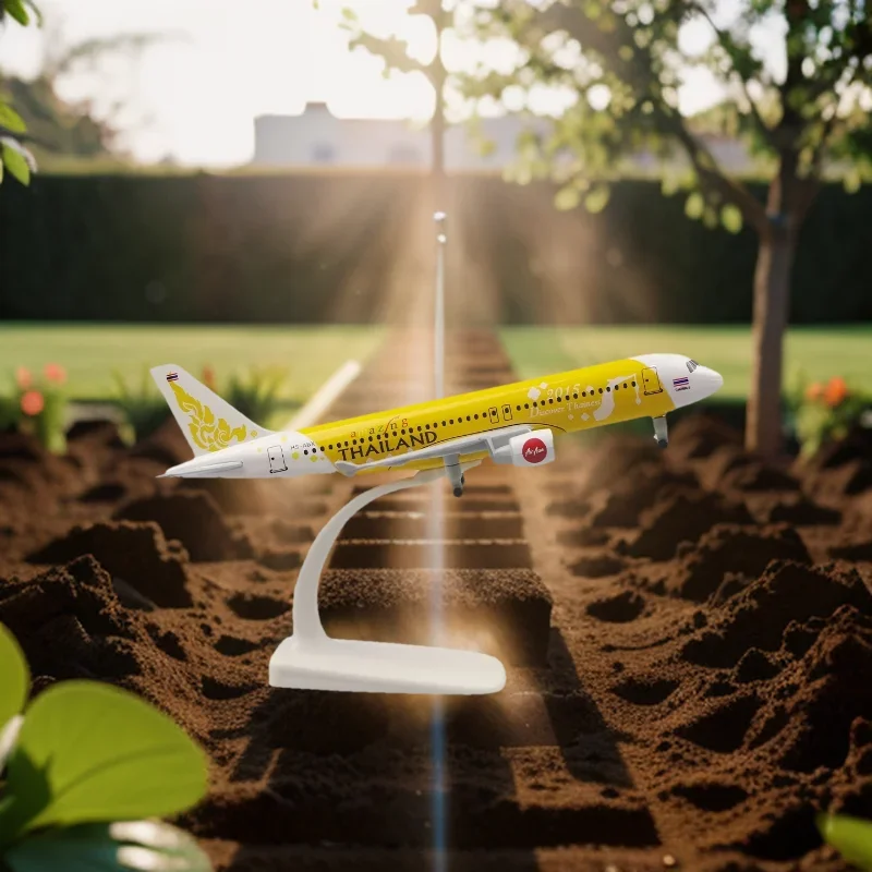 Material Aviation Toys Aircraft 20cm 1:400 Scale Metal Airplane Model Thai Yellow A320 Airlines Replica Alloy Mold Gift
Material Aviation Toys Aircraft 20cm 1:400 Scale Metal Airplane Model Thai Yellow A320 Airlines Replica Alloy Mold Gift