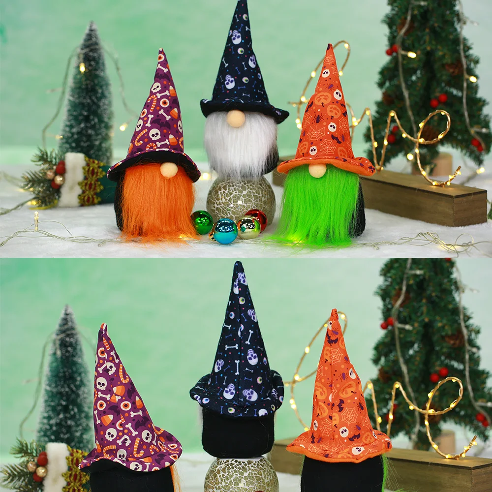 3pcs/Set Christmas Halloween Gnome Elves with Skull Print Handcrafted Tabletop Decor for Home Room Holiday Tabletop Display
3pcs/Set Christmas Halloween Gnome Elves with Skull Print Handcrafted Tabletop Decor for Home Room Holiday Tabletop Display