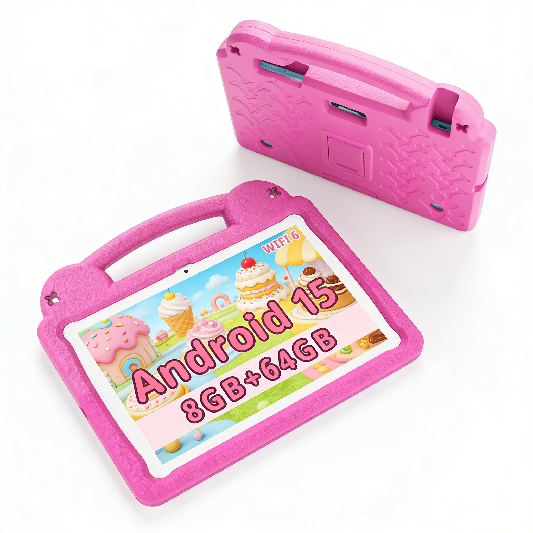 ANRY Kids Tablet Android 15 10.1 Inch Octa Core 8GB RAM 64GB ROM Bluetooth 5000mAh Children Tablet With Iwawa Learning Software