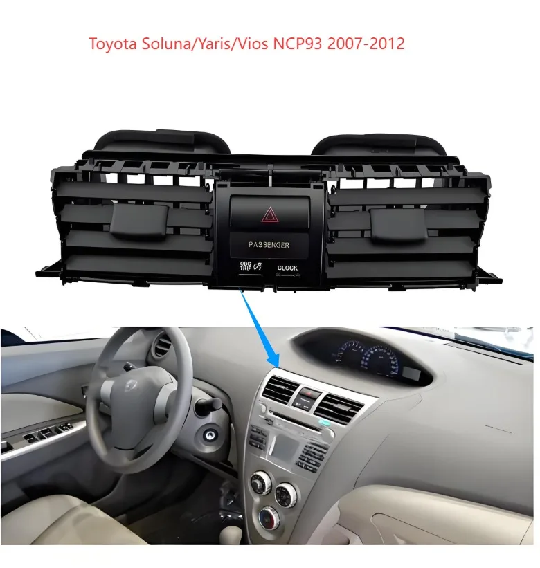 Вентиляционная панель переменного тока liuquan для Toyota Soluna/Yaris/Vios NCP93 2007-2012 гг. | Выходная решетка кондиционера
Вентиляционная панель переменного тока liuquan для Toyota Soluna/Yaris/Vios NCP93 2007-2012 гг. | Выходная решетка кондиционера