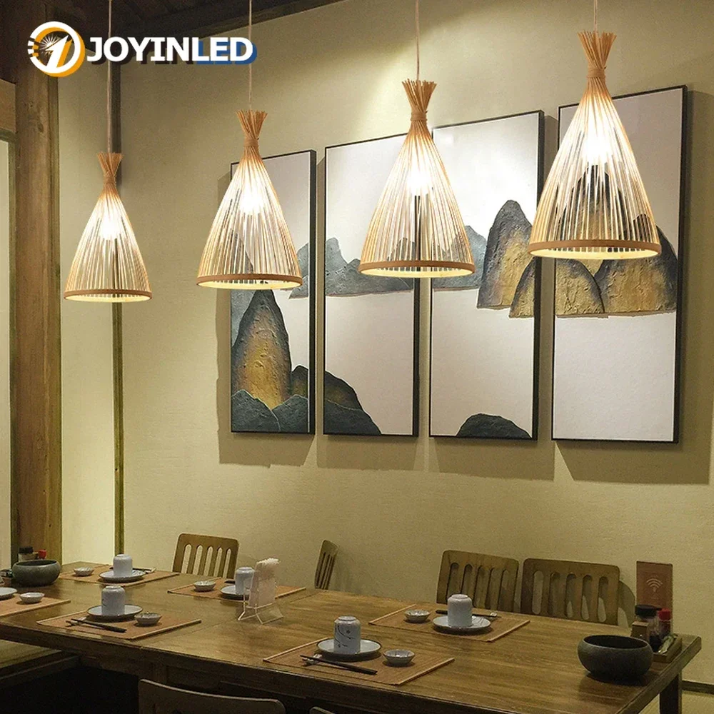 JOYINLED Bamboo Pendant Hanging Lamp Ceiling Braided Suspension Led Lights Lustre Hand Knitted Weaving Home Decor Fixture 20 cm
JOYINLED Bamboo Pendant Hanging Lamp Ceiling Braided Suspension Led Lights Lustre Hand Knitted Weaving Home Decor Fixture 20 cm