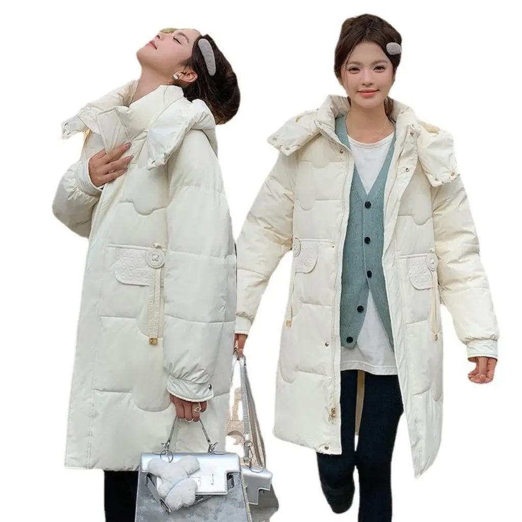 Women's Thickened down Cotton-Padded Hooded Coat Mid-Length Loose Winter Outerwear Bread Coat New
Women's Thickened down Cotton-Padded Hooded Coat Mid-Length Loose Winter Outerwear Bread Coat New