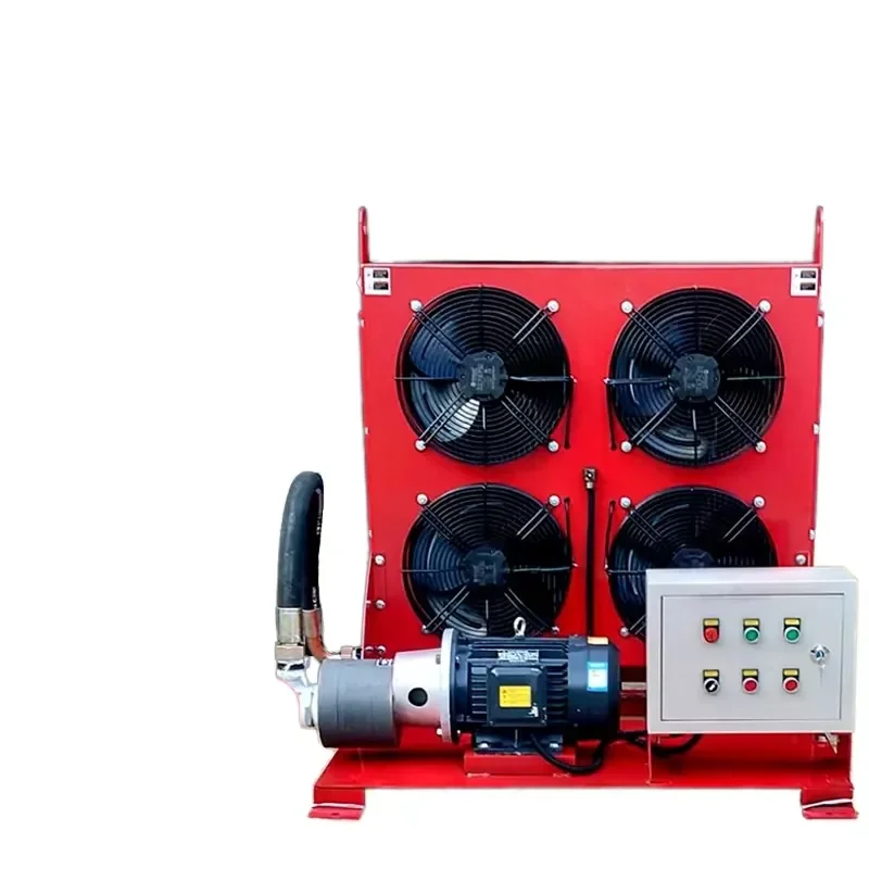 Self-circulating hydraulic air-cooled radiator oil cooler for core components of hydraulic systems
Self-circulating hydraulic air-cooled radiator oil cooler for core components of hydraulic systems
