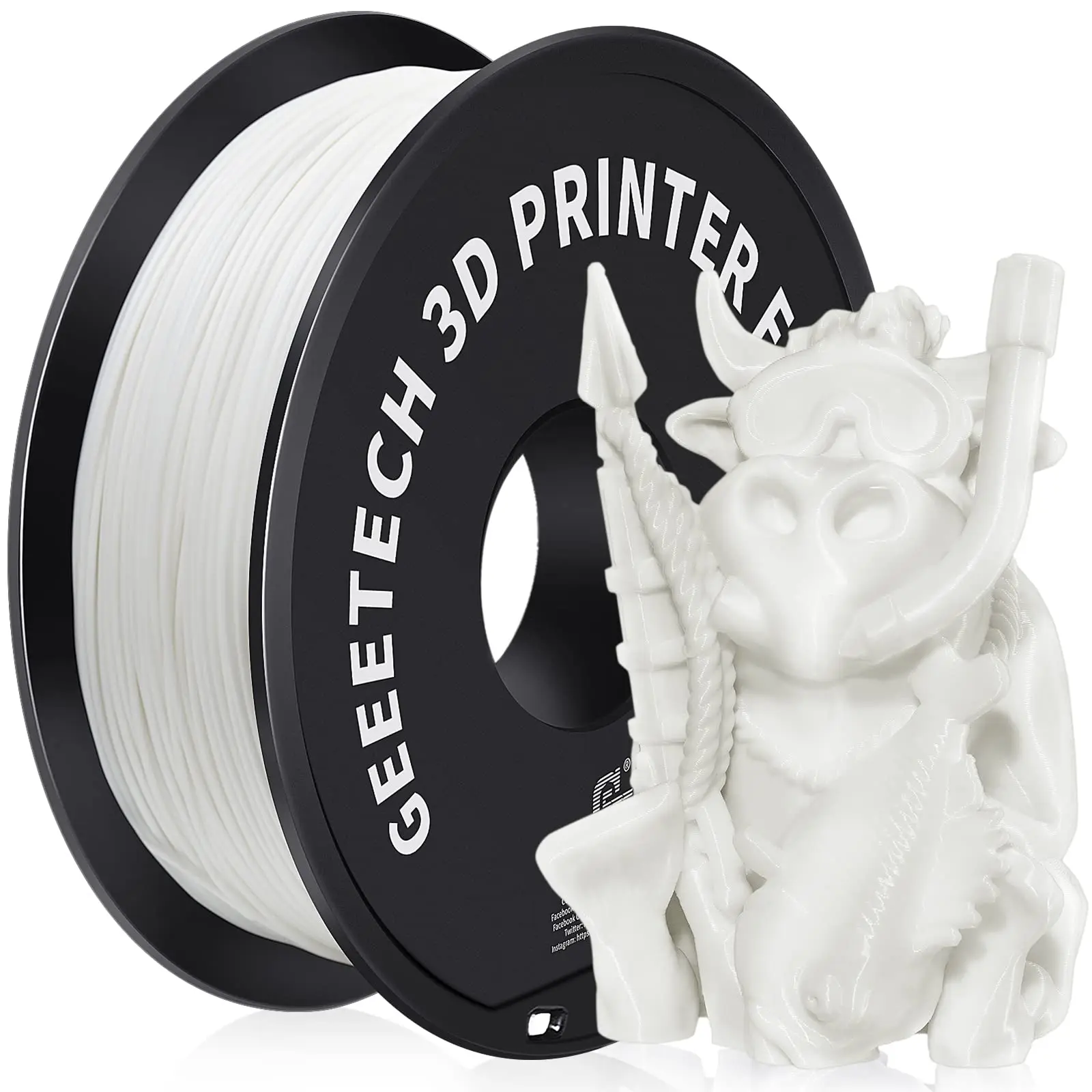 Geeetech ABS 3D Filament 1.75mm 1KG plastic, 3D Printer Material, Tangle-Free, Non-Toxic, Vacuum Packaging White Blac Redk BLue
Geeetech ABS 3D Filament 1.75mm 1KG plastic, 3D Printer Material, Tangle-Free, Non-Toxic, Vacuum Packaging White Blac Redk BLue