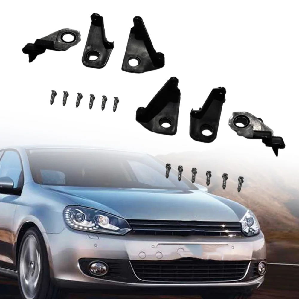 6pcs Headlight Repair Bracket Mount Clips With Screws 5K0998226 5K0998225 For VW Golf 6 Mk6 2008-2016 Car Headlight Repair Kit
6pcs Headlight Repair Bracket Mount Clips With Screws 5K0998226 5K0998225 For VW Golf 6 Mk6 2008-2016 Car Headlight Repair Kit