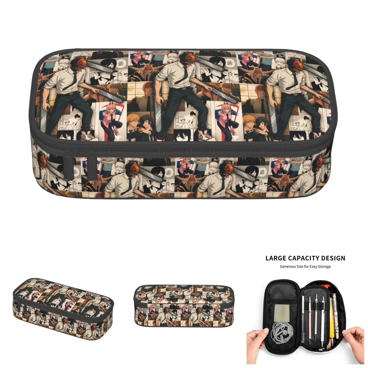 Denji Chainsaw Man Power Pencil Case for Boy Girl Large Capacity Makima Himeno Kobeni Higashiyama Pen Bag Box Stationery
Denji Chainsaw Man Power Pencil Case for Boy Girl Large Capacity Makima Himeno Kobeni Higashiyama Pen Bag Box Stationery