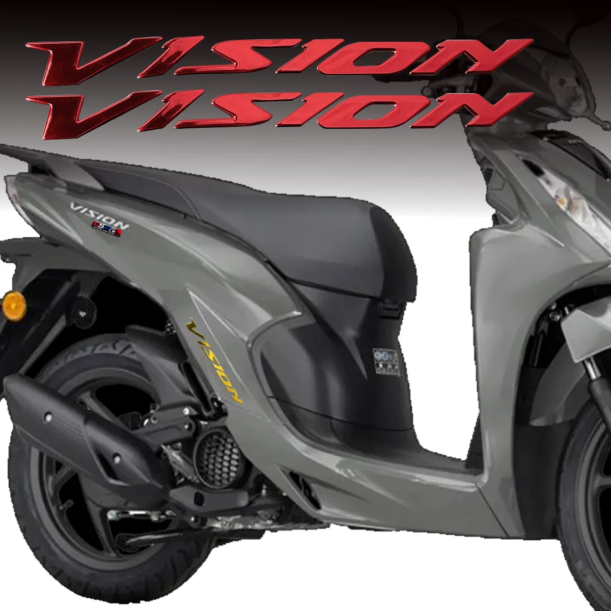 Для Vision 50 Vision 110 3D мягкая резиновая наклейка кузов мотоцикла, боковая панель, воздушный фильтр, декоративная наклейка для двигателя
Для Vision 50 Vision 110 3D мягкая резиновая наклейка кузов мотоцикла, боковая панель, воздушный фильтр, декоративная наклейка для двигателя