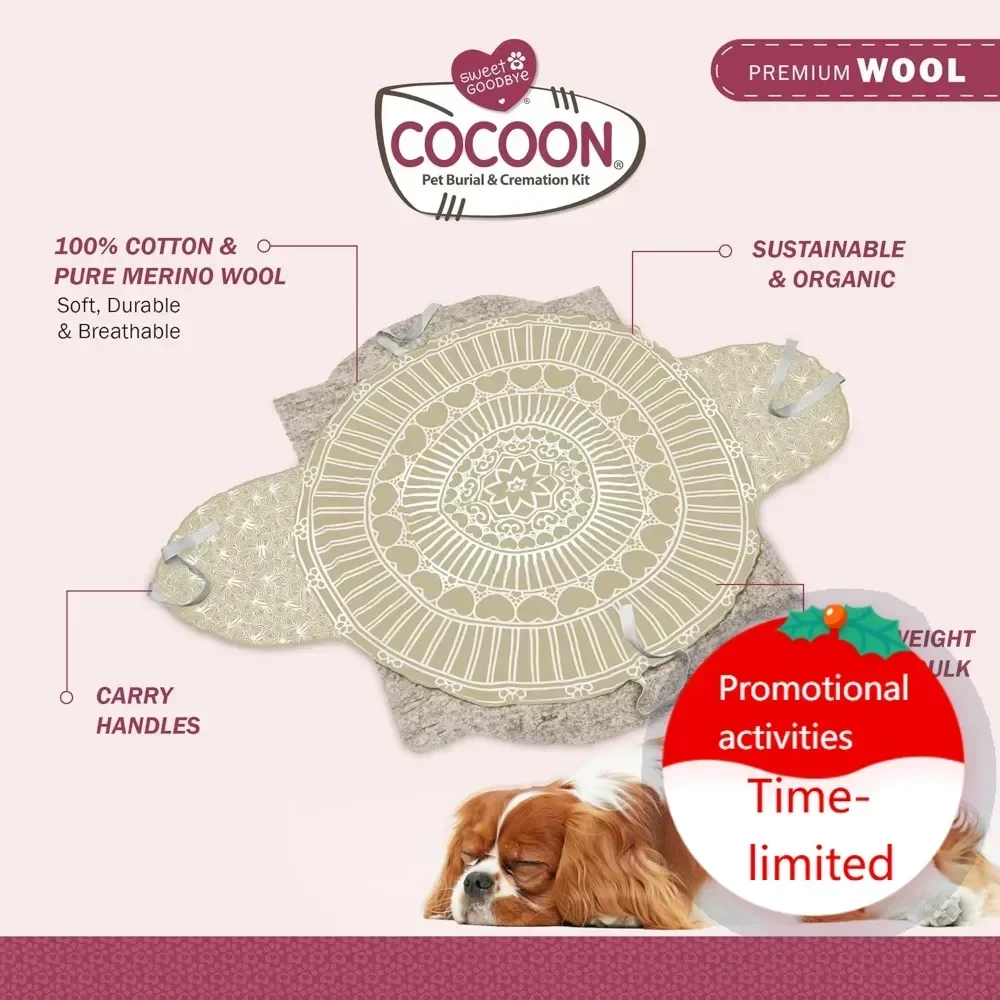 Hot salesEco-Friendly Pet Burial & Cremation Kit for Dogs and Cats - Premium Wool Casket, Adjustable Size (Medium, Natural)
Hot salesEco-Friendly Pet Burial & Cremation Kit for Dogs and Cats - Premium Wool Casket, Adjustable Size (Medium, Natural)