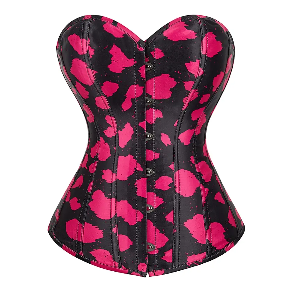 Sexy print corset top voor dames pl
