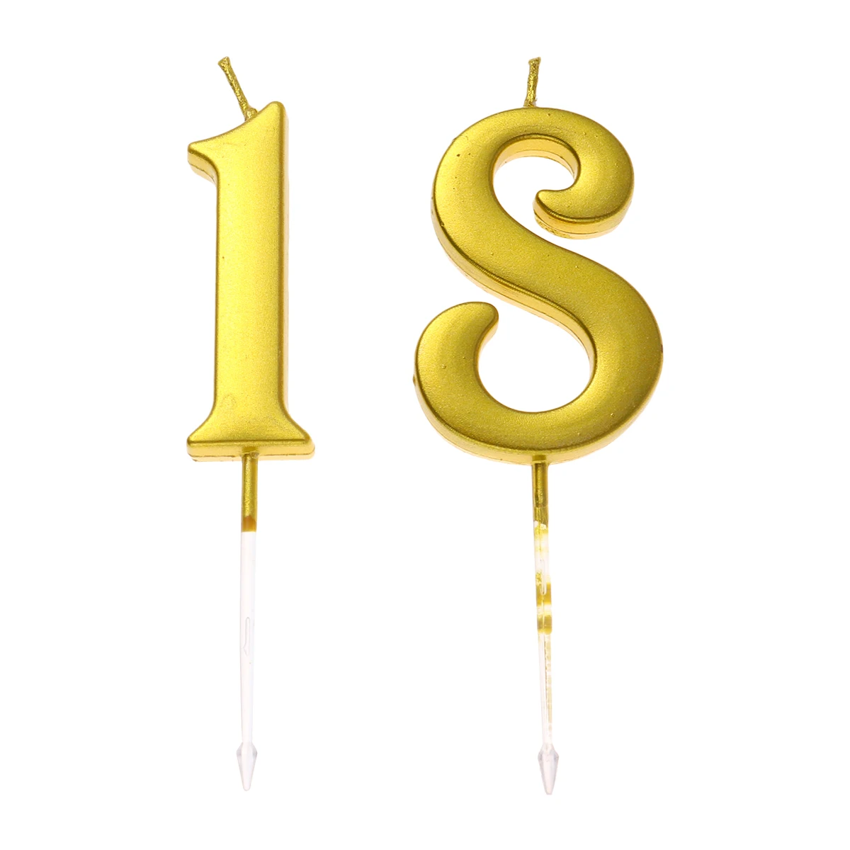 2 pcs Birthday Candles Gold Glitter Number Cake Celebration 18 Golden Theme Party Smokeless Wax Harmless Decor
2 pcs Birthday Candles Gold Glitter Number Cake Celebration 18 Golden Theme Party Smokeless Wax Harmless Decor
