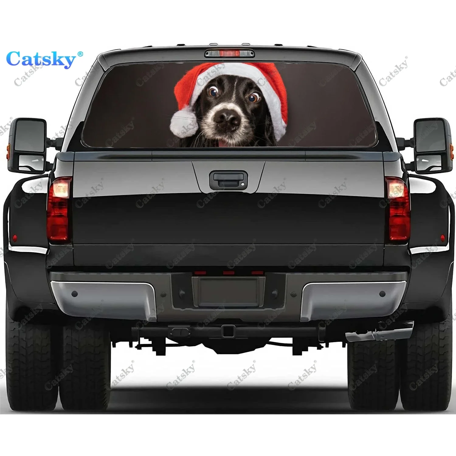 Animal Christmas Dog Car Rear Windshield Sticker Truck Window See Through Perforated Back Glass-Window Vinyl Decal Decoration
Animal Christmas Dog Car Rear Windshield Sticker Truck Window See Through Perforated Back Glass-Window Vinyl Decal Decoration
