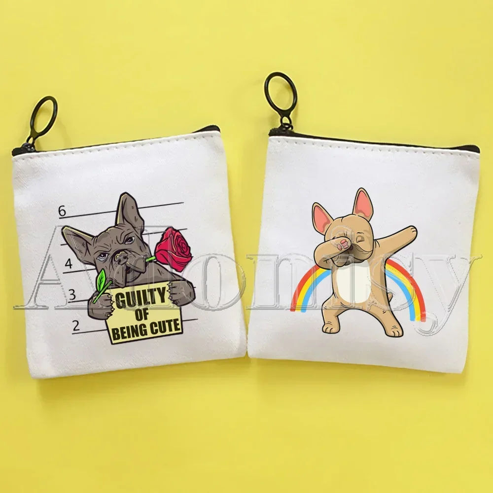 French Bulldog Canvas Coin Bag DIY Zipper Coin Key Bag Women Men Coin Purse Small Kid Pouch
French Bulldog Canvas Coin Bag DIY Zipper Coin Key Bag Women Men Coin Purse Small Kid Pouch
