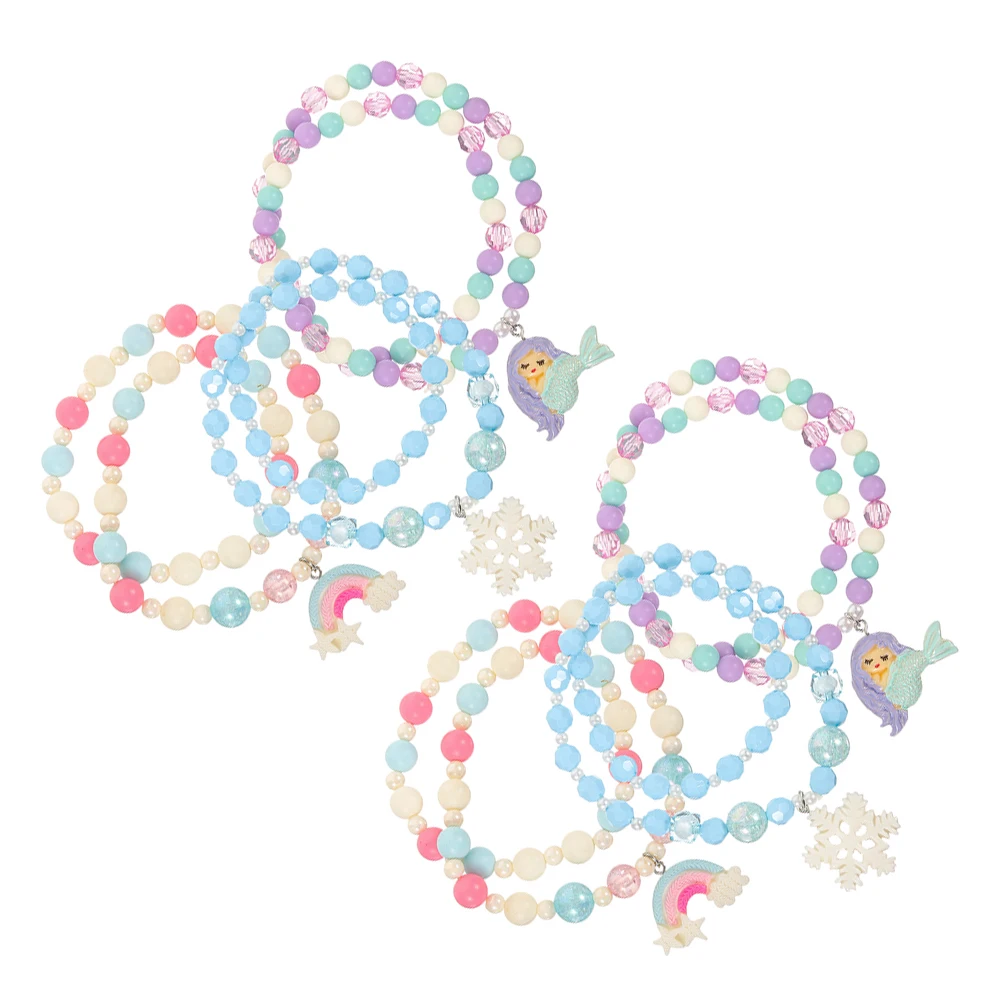 6pcs Snowflake Necklace Girls Cartoon Resin Pendant Beaded Necklaces Kids Jewelry Set Accessories
6pcs Snowflake Necklace Girls Cartoon Resin Pendant Beaded Necklaces Kids Jewelry Set Accessories