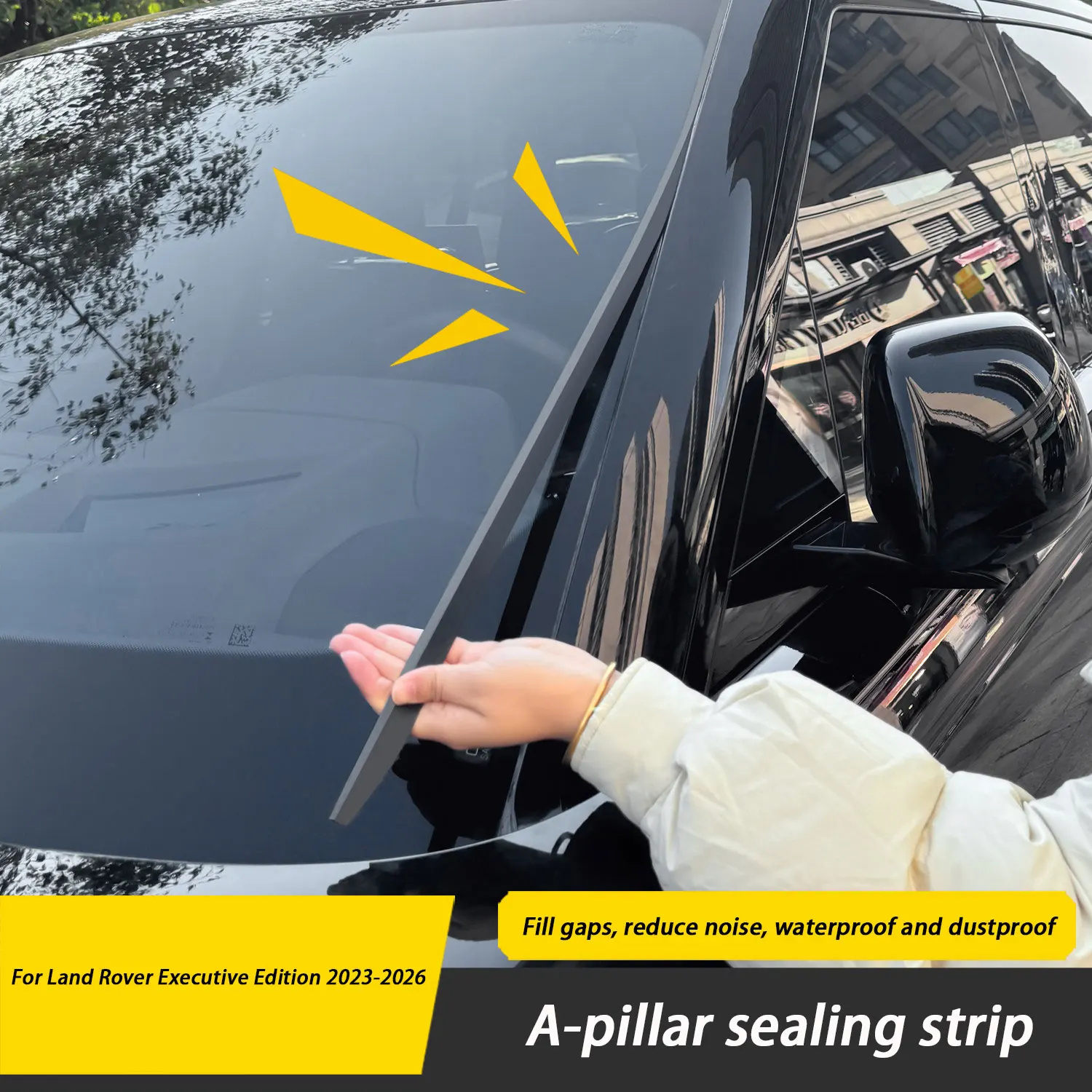 For Land Rover Range Rover Executive Edition 2023-2026 Car A Pillar Sound Insulation Strip Front Windshield Accessories
For Land Rover Range Rover Executive Edition 2023-2026 Car A Pillar Sound Insulation Strip Front Windshield Accessories
