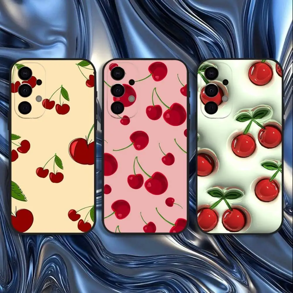 Retro Cute Cherry Phone Case For Samsung S25,S24,S21,S22,S23,S30,Ultra,S20,Plus,Fe,Lite,5G Black Cover 
Retro Cute Cherry Phone Case For Samsung S25,S24,S21,S22,S23,S30,Ultra,S20,Plus,Fe,Lite,5G Black Cover