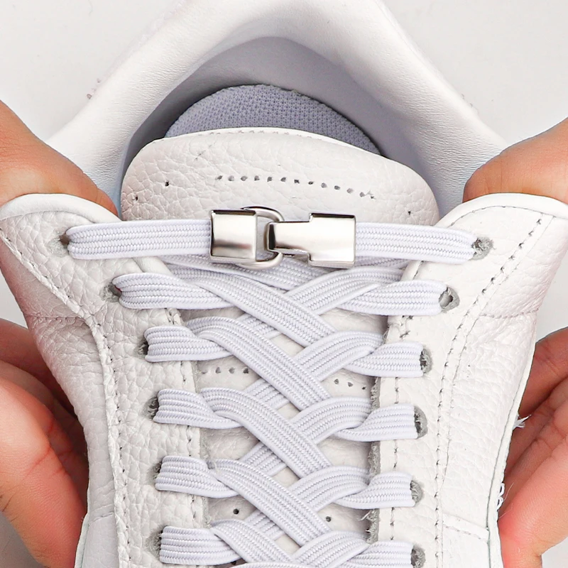 New Elastic Laces Sneakers Flats Hook Lock No Tie Shoelaces Adults Kids 8mm Wide Durable Sports Rubber Shoelace Shoe Accessories
New Elastic Laces Sneakers Flats Hook Lock No Tie Shoelaces Adults Kids 8mm Wide Durable Sports Rubber Shoelace Shoe Accessories