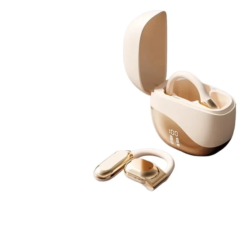 *Hanging ear bluetooth headset hifi high sound quality open long wear pain high definition call not in the ear
*Hanging ear bluetooth headset hifi high sound quality open long wear pain high definition call not in the ear
