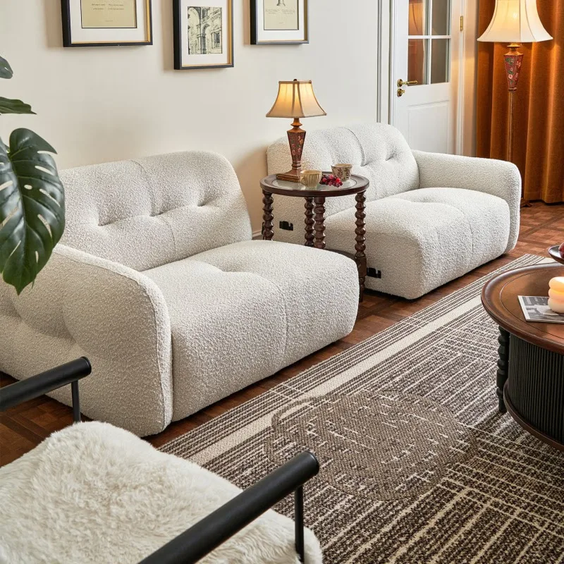 Французский диван-облако из овечьей шерсти для дома и гостиной, многоместный, прямой, новинка 2025 года, из французской ткани.
Французский диван-облако из овечьей шерсти для дома и гостиной, многоместный, прямой, новинка 2025 года, из французской ткани.