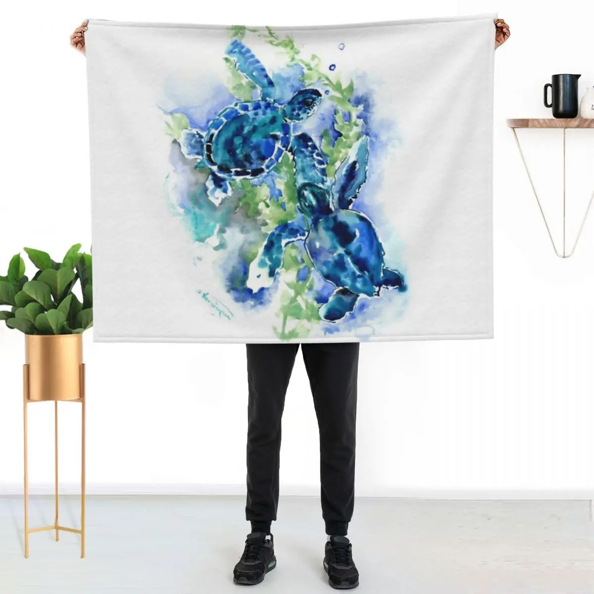 Sea Turtles Turquoise BLue design Throw Blanket Cozy Home Blanket Gift for Christmas Holiday
Sea Turtles Turquoise BLue design Throw Blanket Cozy Home Blanket Gift for Christmas Holiday