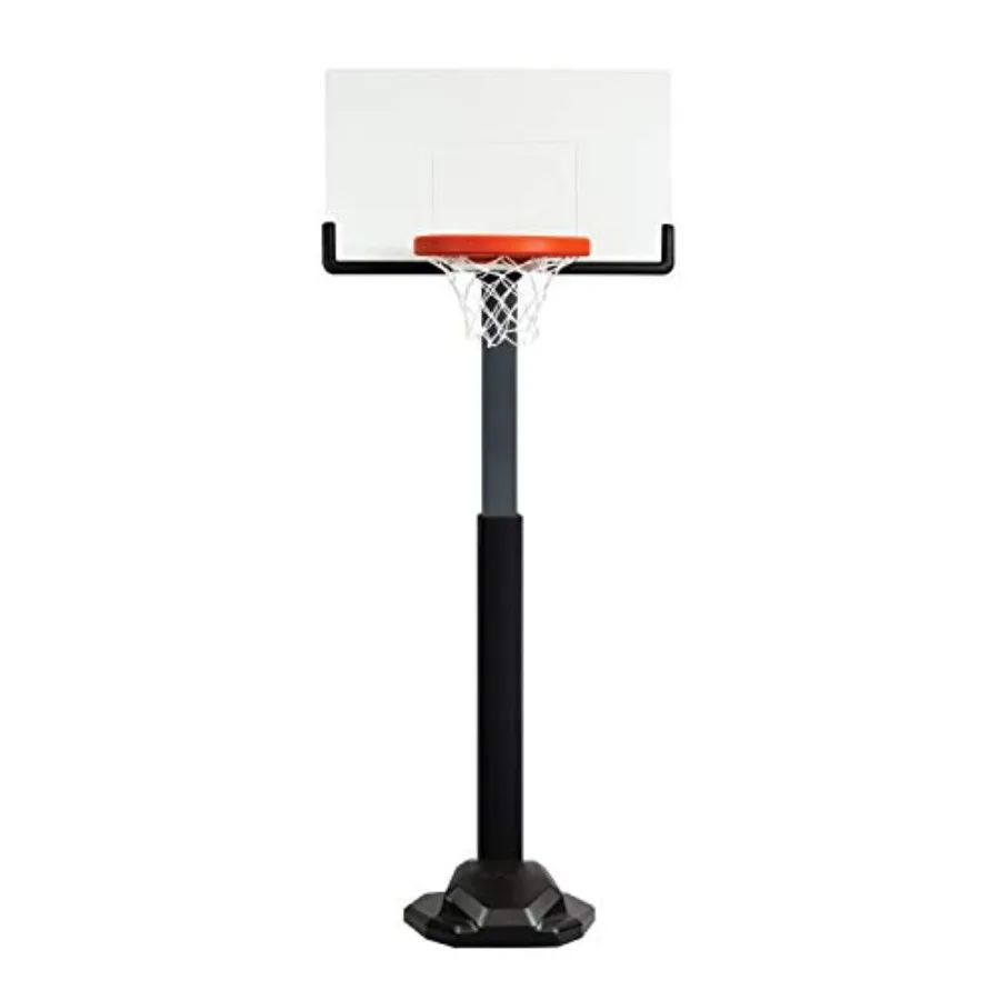 Pro Large Adjustable Post Basketball Set for outdoor use, steel frame, black finish, rust-resistant and height-adjustable
Pro Large Adjustable Post Basketball Set for outdoor use, steel frame, black finish, rust-resistant and height-adjustable