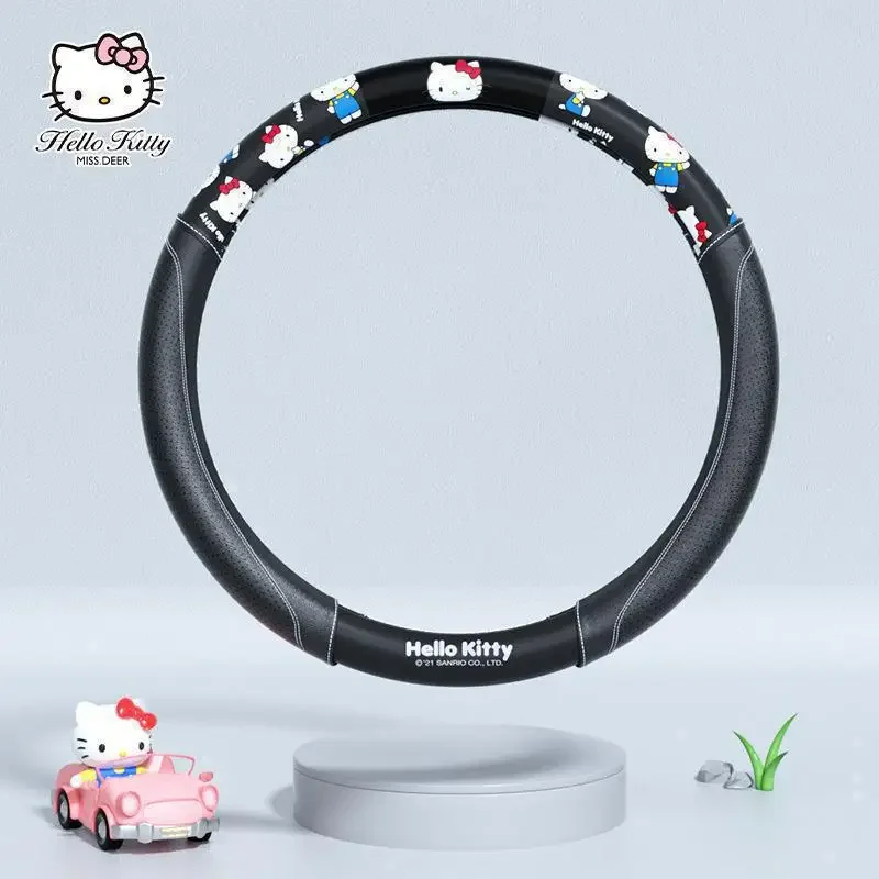 Anime Hello Kitty PU Steering Wheel Cover Cute Kuromi Cinnamoroll Steering Wheel Protector Universal 38cm Round Car Accessories
Anime Hello Kitty PU Steering Wheel Cover Cute Kuromi Cinnamoroll Steering Wheel Protector Universal 38cm Round Car Accessories