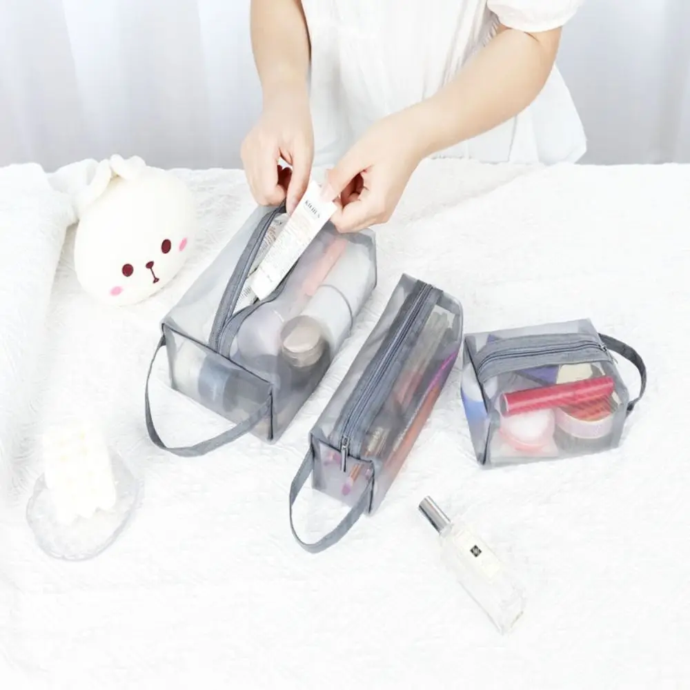Wash Bag Student Stationery Bag Toiletry Bag Mesh Skin Care Storage Bag Women Cosmetic Bag Zipper Makeup Bag Korean Storage Bag
Wash Bag Student Stationery Bag Toiletry Bag Mesh Skin Care Storage Bag Women Cosmetic Bag Zipper Makeup Bag Korean Storage Bag