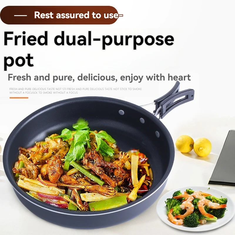 Сковорода для кемпинга и барбекю для клиентов, сковорода-вок с антипригарным покрытием, поднос для мяса на гриле, складной одинарный горшок
Сковорода для кемпинга и барбекю для клиентов, сковорода-вок с антипригарным покрытием, поднос для мяса на гриле, складной одинарный горшок