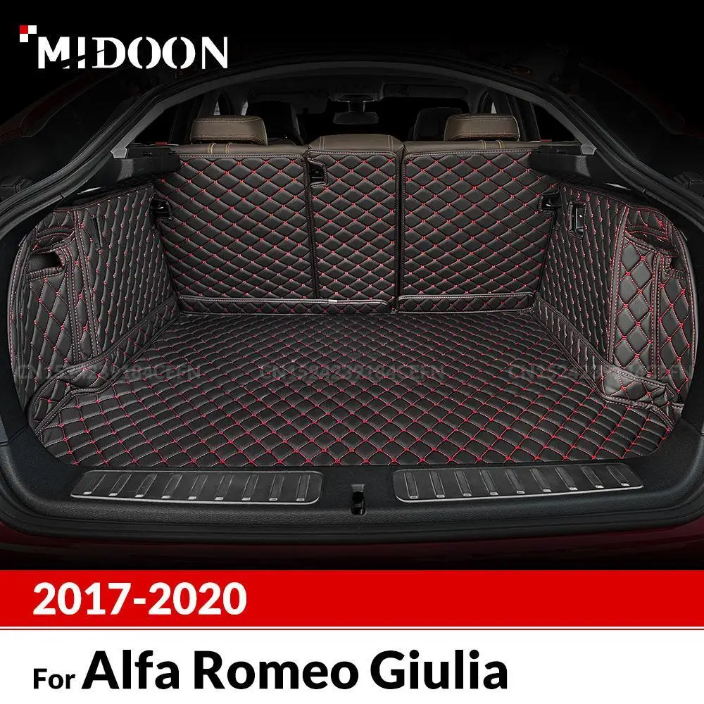 Для Alfa Romeo Giulia 2017 2018 2019 2020 автомобильный коврик для багажника с полным покрытием, автомобильный защитный коврик, багажник, аксессуары для интерьера
Для Alfa Romeo Giulia 2017 2018 2019 2020 автомобильный коврик для багажника с полным покрытием, автомобильный защитный коврик, багажник, аксессуары для интерьера