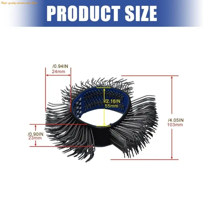 203F Air Powered Wire Wheel Brush For Surfaces Preparation And Paint Stripping
203F Air Powered Wire Wheel Brush For Surfaces Preparation And Paint Stripping