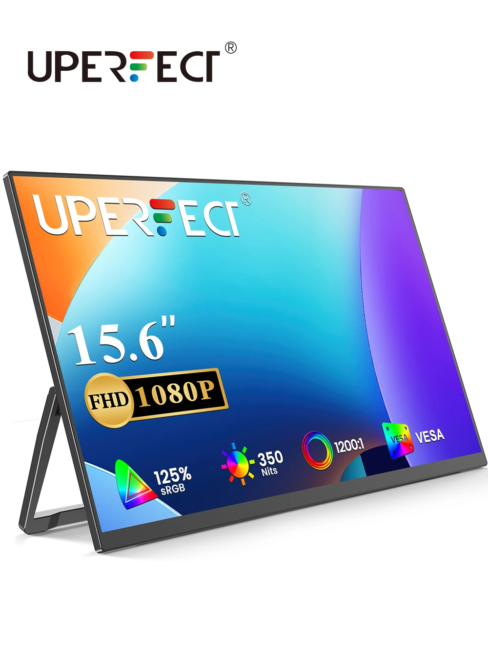 UPERFECT 15.6" Portable Monitor 125%sRGB 1080P with VESA & 180° Adjustable Stand USB-C HDMI Ultra-Slim Travel Monitor For Laptop
UPERFECT 15.6" Portable Monitor 125%sRGB 1080P with VESA & 180° Adjustable Stand USB-C HDMI Ultra-Slim Travel Monitor For Laptop