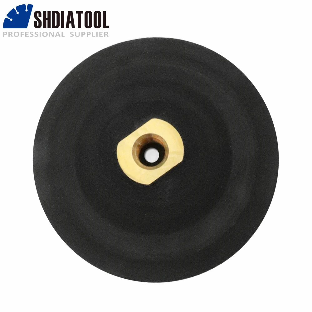 SHDIATOOL 5inch Rubber Back Pad for Diamond Polishing Pads 125mm M14 Backer Soft And Strong Body
SHDIATOOL 5inch Rubber Back Pad for Diamond Polishing Pads 125mm M14 Backer Soft And Strong Body