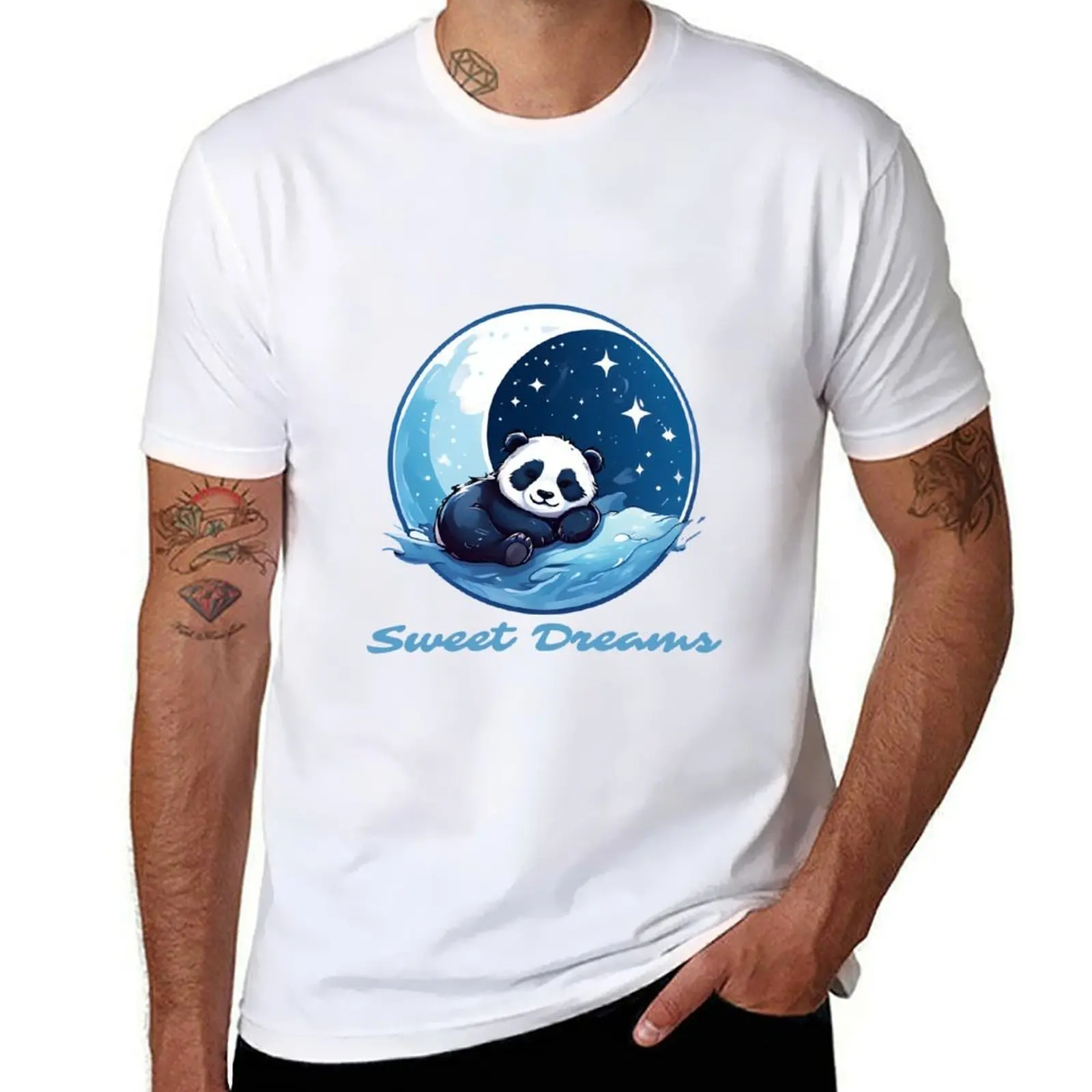 Cute Cartoon Sleeping Panda Sweet Dreams T-Shirt t shirt man plain t shirt men 100% cotton luxury brand T-Shirt 
Cute Cartoon Sleeping Panda Sweet Dreams T-Shirt t shirt man plain t shirt men 100% cotton luxury brand T-Shirt