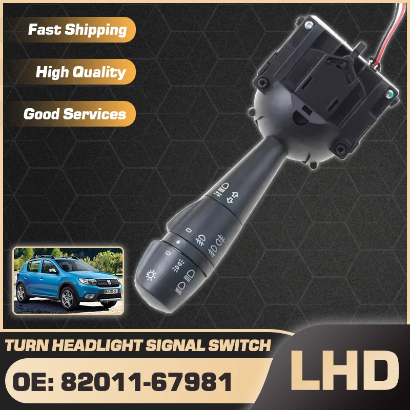 For Dacia Sandero B52 MK2 Renault Sandero Renault Stepway 2012-2020 Turn Signal Light Combination Steering Switch 82011-67981
For Dacia Sandero B52 MK2 Renault Sandero Renault Stepway 2012-2020 Turn Signal Light Combination Steering Switch 82011-67981