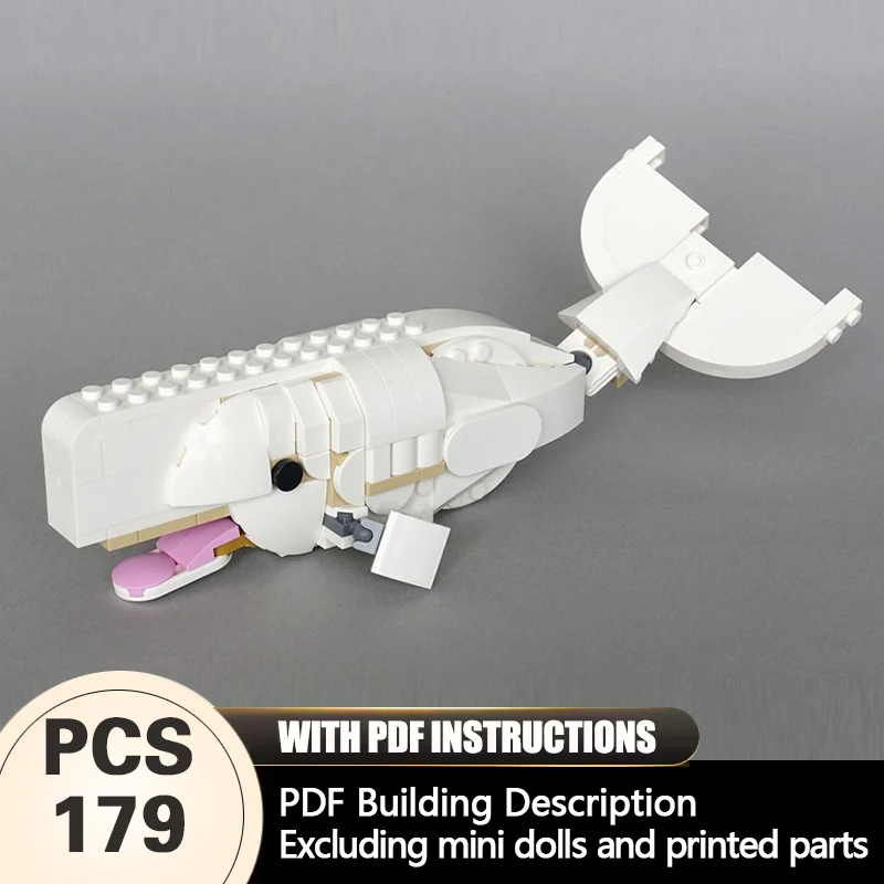 Creators Animal Series Model MOC Building Bricks Delphinapterus Leucas Modular Technology Gifts Holiday Assemble Children Toys
Creators Animal Series Model MOC Building Bricks Delphinapterus Leucas Modular Technology Gifts Holiday Assemble Children Toys