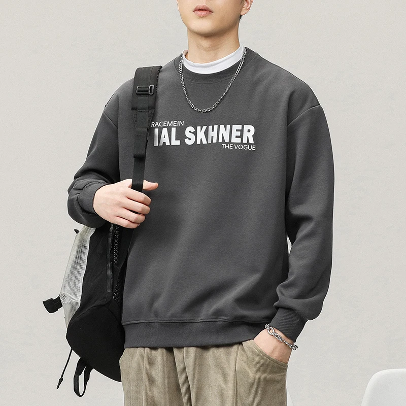 round Neck Sweater for Men 2024 Autumn New Street Trend American Loose Leisure All-Matching Stretch Long Sleeve Clothes
round Neck Sweater for Men 2024 Autumn New Street Trend American Loose Leisure All-Matching Stretch Long Sleeve Clothes