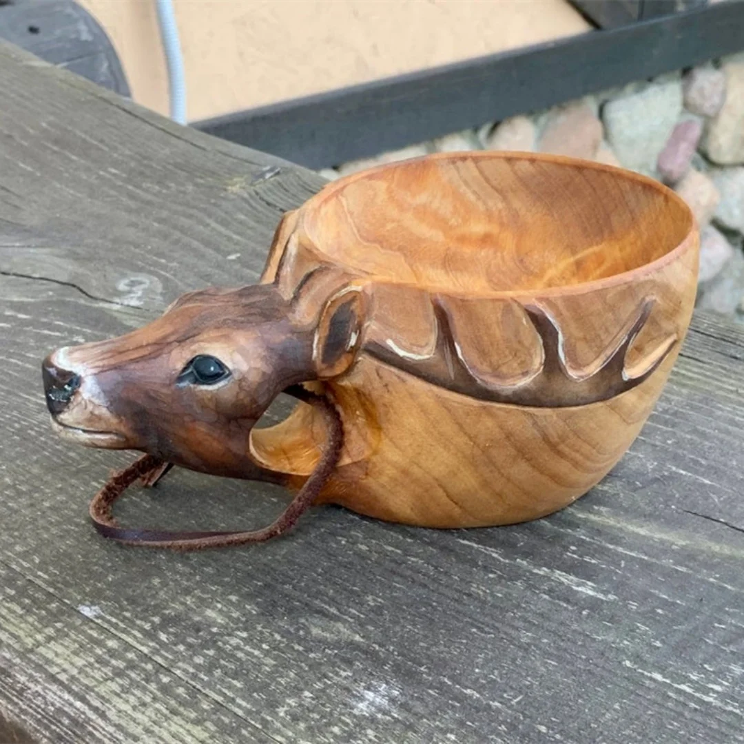 Animal Head Cup Hand Carved Wooden Mark Water Cup 3D Stereo Camp out Camping Wolf Fox Deer Fish Head Home Decor Gift
Animal Head Cup Hand Carved Wooden Mark Water Cup 3D Stereo Camp out Camping Wolf Fox Deer Fish Head Home Decor Gift