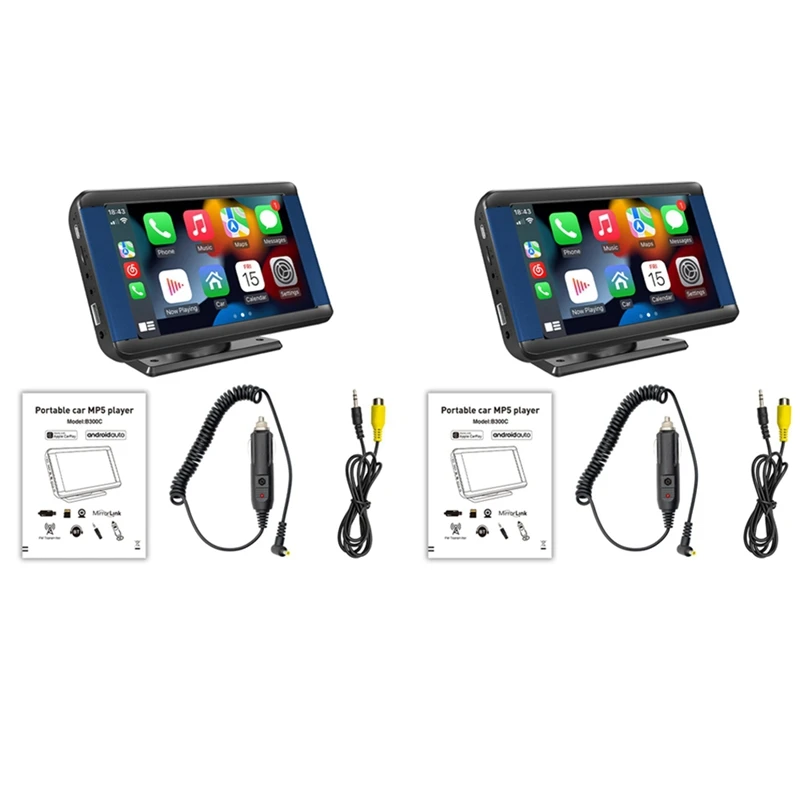 2X 7 Inch Universal Wireless Carplay Android Auto Car Radio For VW Nissan Toyota Honda KIA HYUNDAI MP5 Autoradio Player
2X 7 Inch Universal Wireless Carplay Android Auto Car Radio For VW Nissan Toyota Honda KIA HYUNDAI MP5 Autoradio Player
