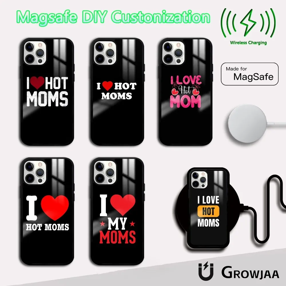I Love Hot Mom Phone Case For iPhone 16 15 14 13 12 11 Pro Max Plus Mini Magsafe Mirror Wireless Magnetic Cover
I Love Hot Mom Phone Case For iPhone 16 15 14 13 12 11 Pro Max Plus Mini Magsafe Mirror Wireless Magnetic Cover