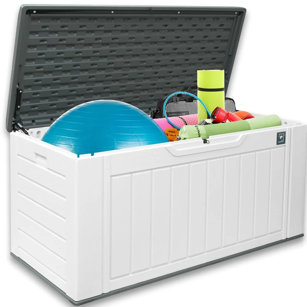 Большая коробка для террасы емкостью 230 галлонов, прочная водонепроницаемая коробка для террасы из смолы для мебели для патио, садовых инструментов, хранения бассейна (белая, 150 галлонов)
Большая коробка для террасы емкостью 230 галлонов, прочная водонепроницаемая коробка для террасы из смолы для мебели для патио, садовых инструментов, хранения бассейна (белая, 150 галлонов)