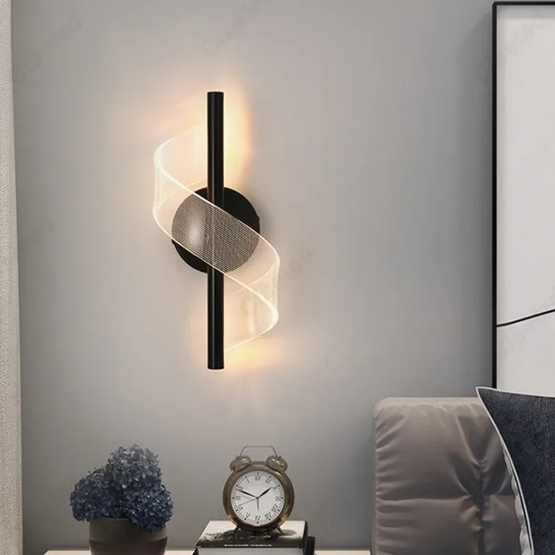 Creative Light Luxury Rotating LED Acrylic Wall Light Bedroom Bedside Light Home Interior Corridor Stairway Decoration Lighting
Creative Light Luxury Rotating LED Acrylic Wall Light Bedroom Bedside Light Home Interior Corridor Stairway Decoration Lighting