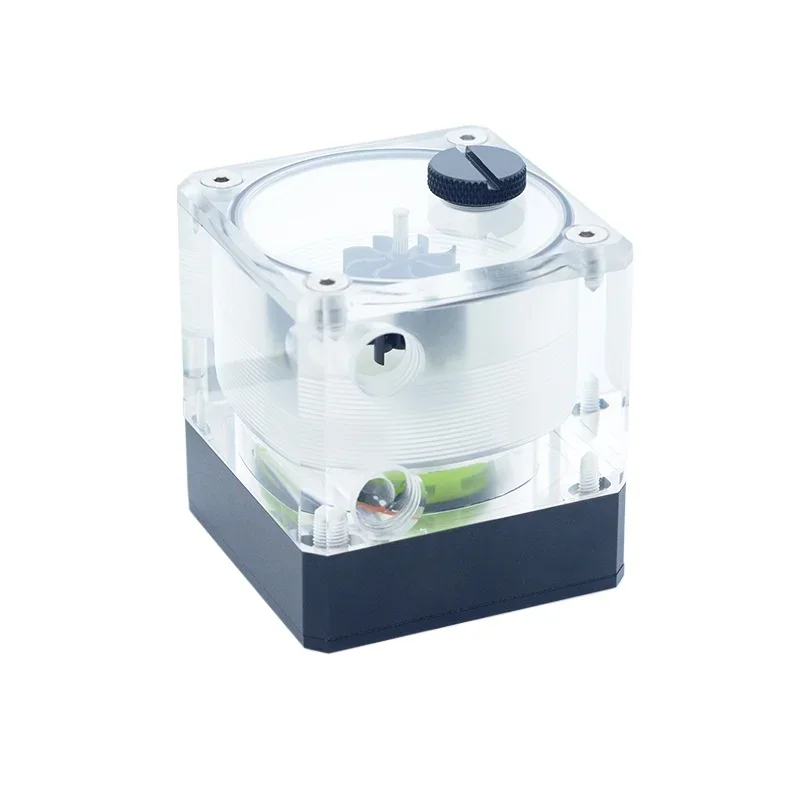 Computer water-cooled PUB-M4YT integrated water pump water tank total height 7CM with flow rate indicator
Computer water-cooled PUB-M4YT integrated water pump water tank total height 7CM with flow rate indicator
