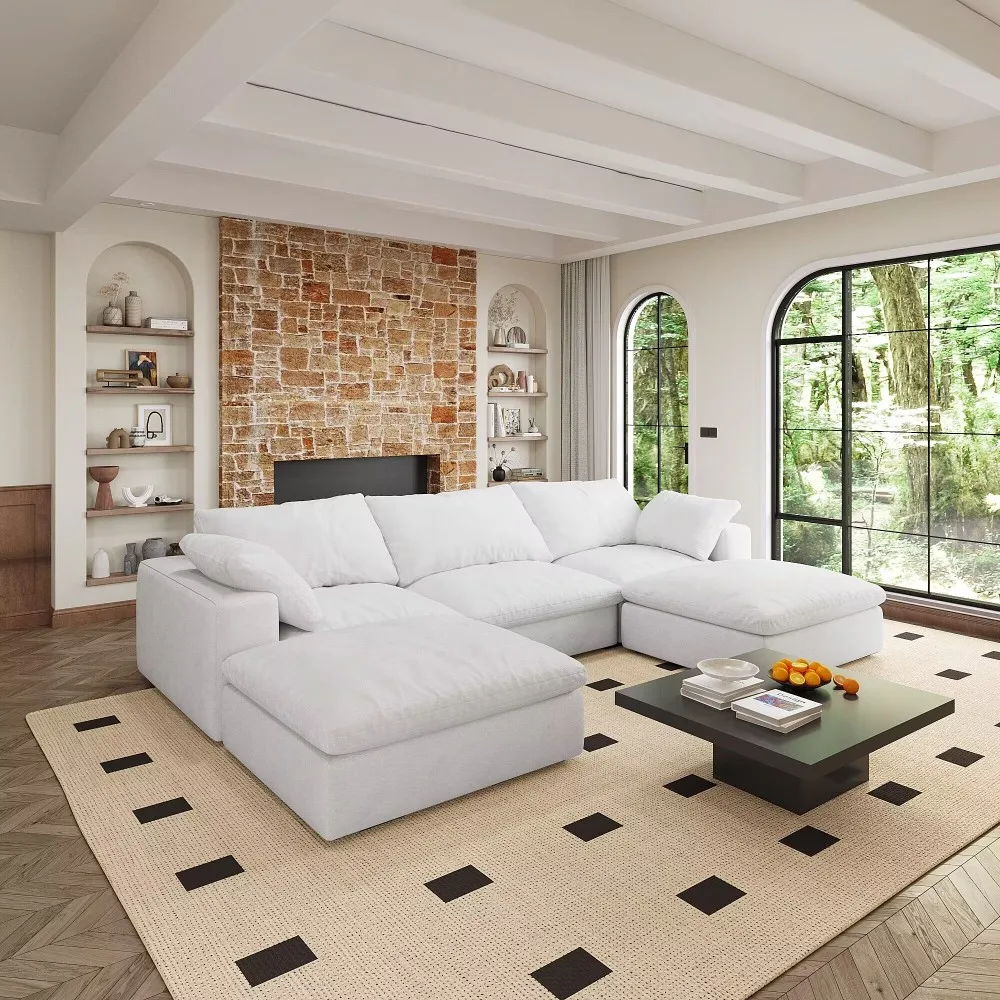 Large size modular cloud sofa 5 seats down sofa bed apartment living room sofa 3seaters + 2ottoman
Large size modular cloud sofa 5 seats down sofa bed apartment living room sofa 3seaters + 2ottoman