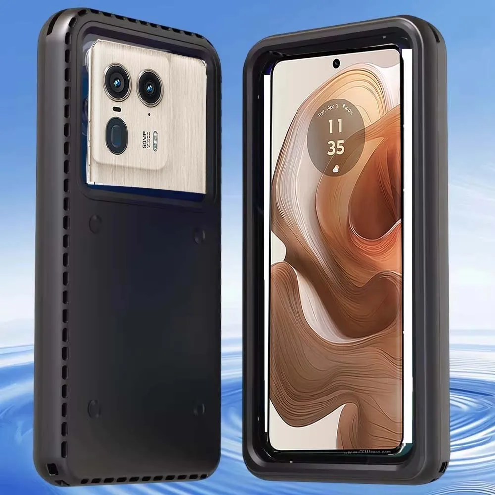 for Motorola Edge 50 Ultra Fusion Pro Moto X50 Ultra Waterproof Phone Pouch Shockproof Bumper Snowproof Dustproof Full Coverage 
for Motorola Edge 50 Ultra Fusion Pro Moto X50 Ultra Waterproof Phone Pouch Shockproof Bumper Snowproof Dustproof Full Coverage