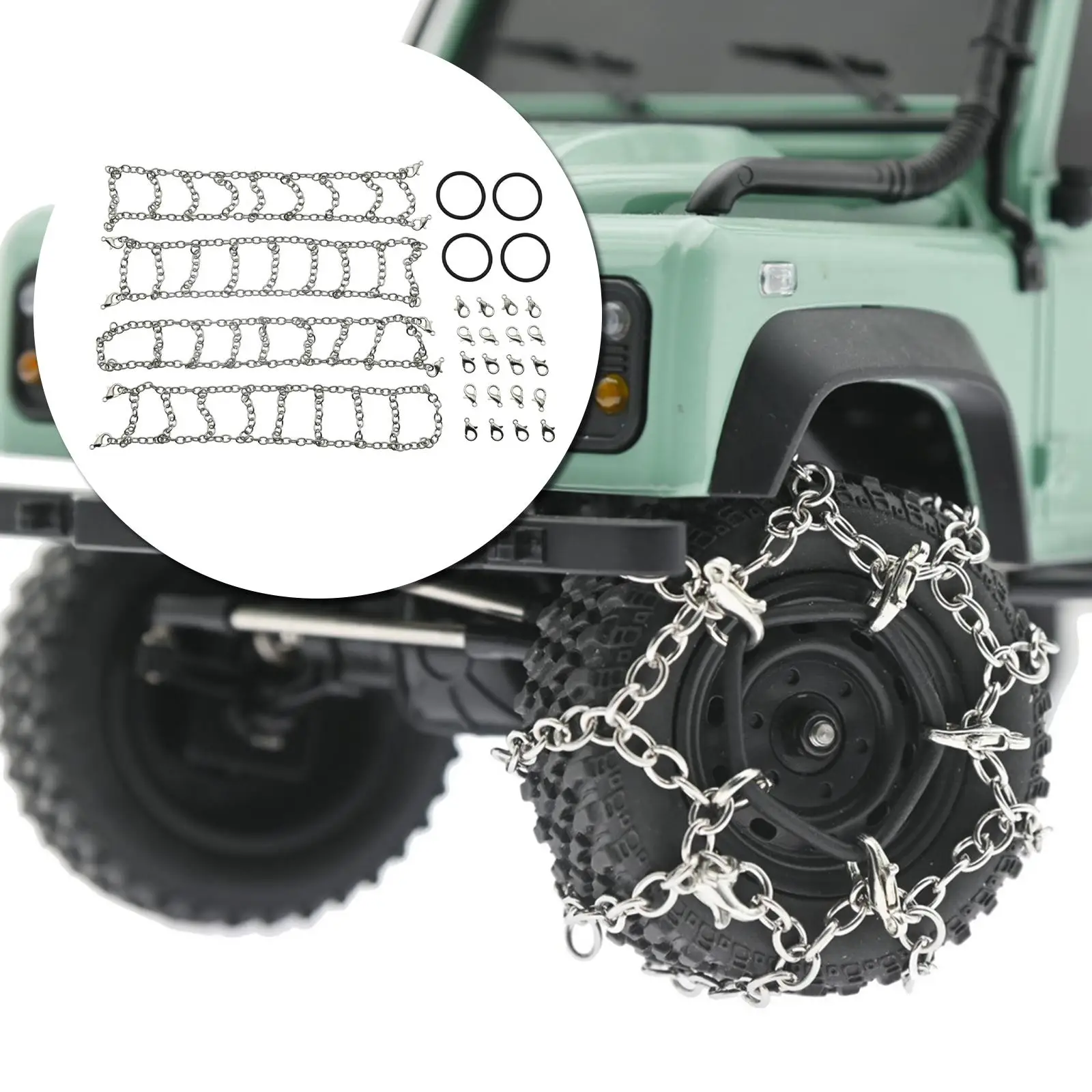 Цепи для снежных шин, аксессуары, запасная часть с сильной ручкой для MN82 LC79, масштаб 1/12, пикап, игрушечный радиоуправляемый автомобиль с дистанционным управлением
Цепи для снежных шин, аксессуары, запасная часть с сильной ручкой для MN82 LC79, масштаб 1/12, пикап, игрушечный радиоуправляемый автомобиль с дистанционным управлением