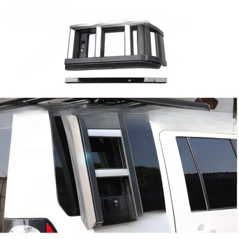 Высококачественная прочная складная алюминиевая черная защитная рама-ступенька для крыши Jeep Wrangler JL (для дооснащения/модернизации)
Высококачественная прочная складная алюминиевая черная защитная рама-ступенька для крыши Jeep Wrangler JL (для дооснащения/модернизации)