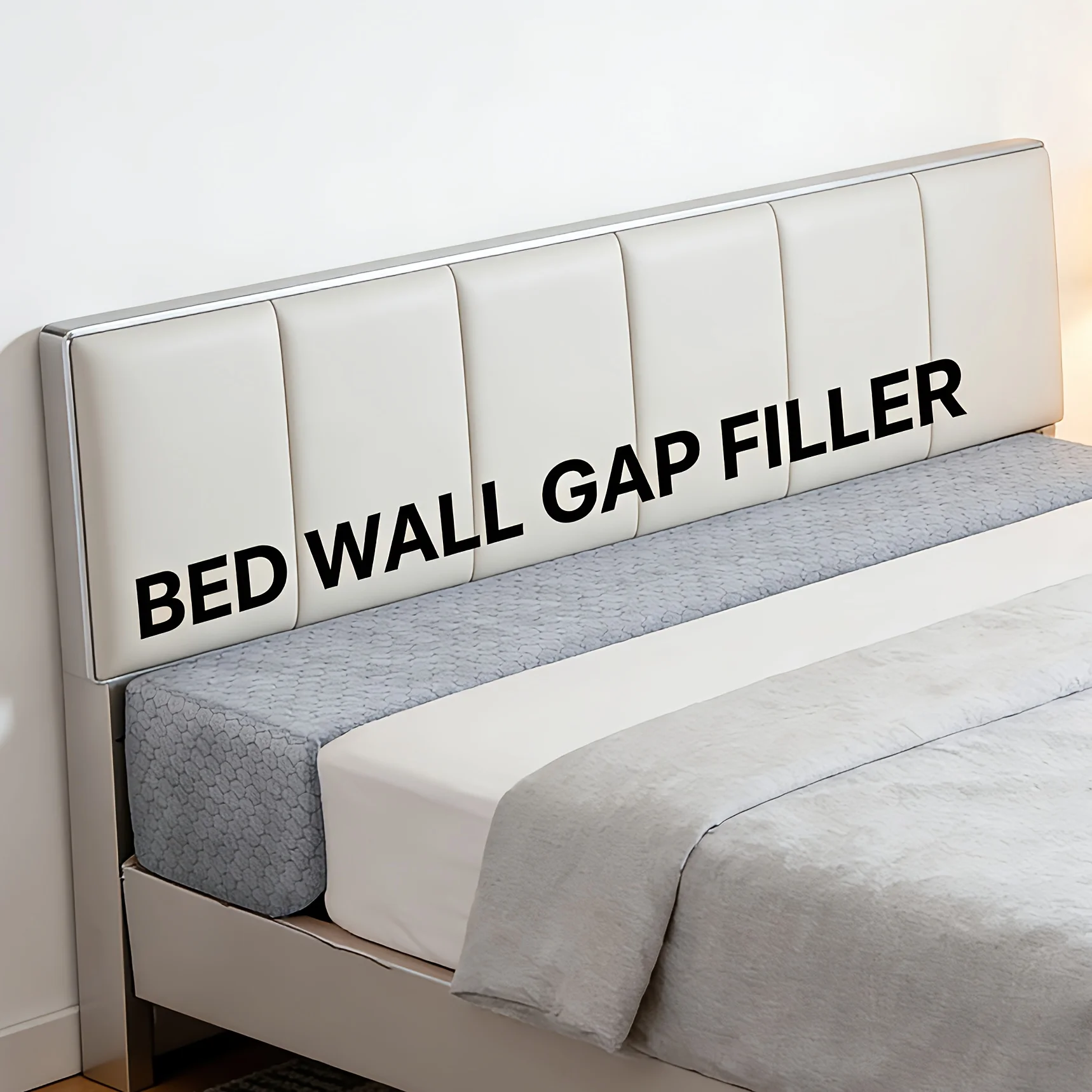 High-Density Memory Sponge Bed Gap Filler | Removable and Washable Cover, Mattress Extender for Headboard, Grey OASKYS
High-Density Memory Sponge Bed Gap Filler | Removable and Washable Cover, Mattress Extender for Headboard, Grey OASKYS