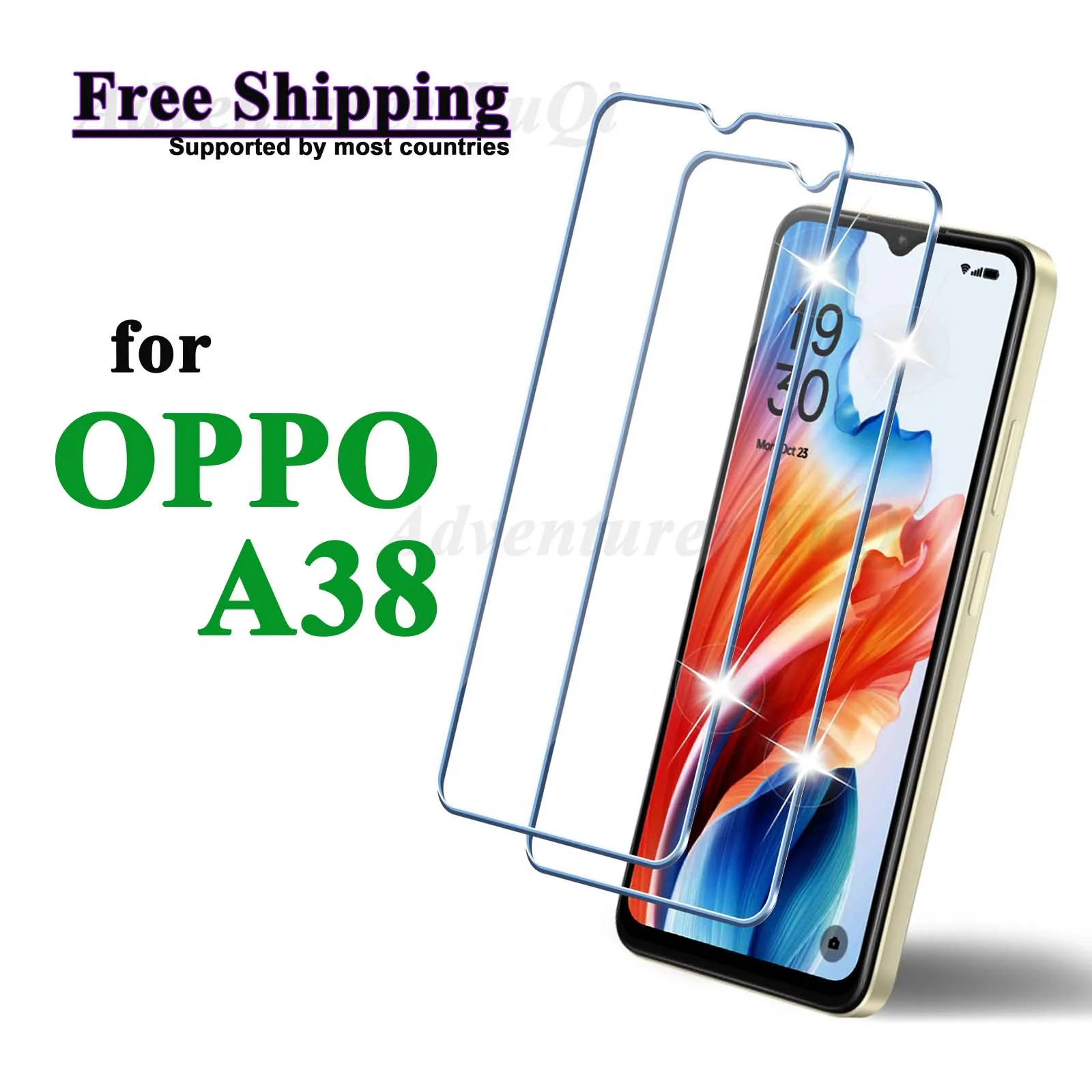 Screen Protector For OPPO A38, Tempered Glass HD Crystal 9H Anti Scratch Case Friendly High Aluminum
Screen Protector For OPPO A38, Tempered Glass HD Crystal 9H Anti Scratch Case Friendly High Aluminum