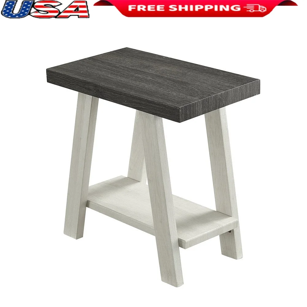 Athens Wood Shelf Side Table Contemporary Rustic End Table with Storage Living Room Indoor Use Assembly Required 
Athens Wood Shelf Side Table Contemporary Rustic End Table with Storage Living Room Indoor Use Assembly Required