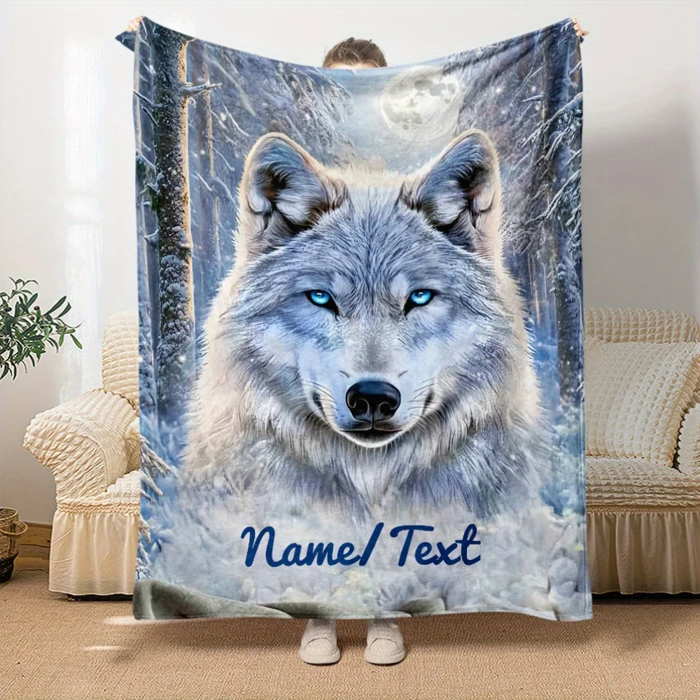 Custom name arctic wolf fleece blanket, suitable for sofa, bed, birthdays, friends, gifts
Custom name arctic wolf fleece blanket, suitable for sofa, bed, birthdays, friends, gifts