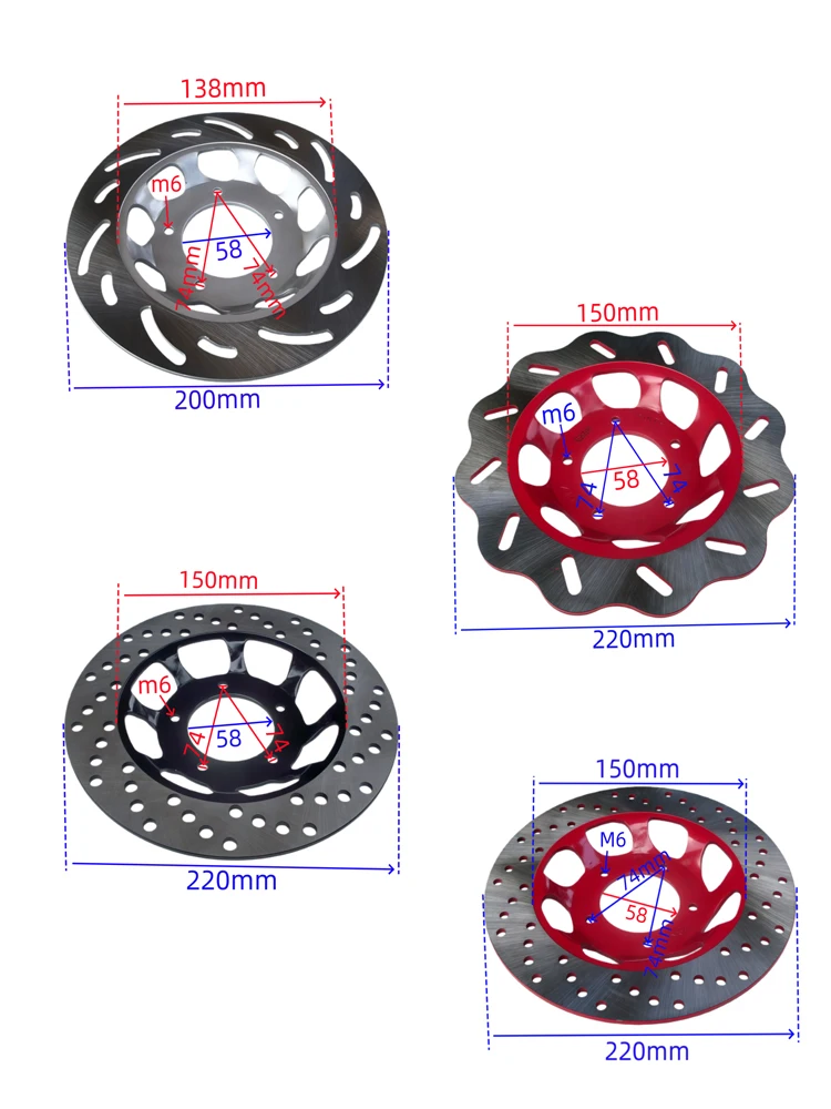 Motorcycle Front Brake Disk for Honda Lifan Dayang Zongsheng Loncin for CG125 DY100 WAVE110 C100 Super Cub Motorbike Disc Brakes
Motorcycle Front Brake Disk for Honda Lifan Dayang Zongsheng Loncin for CG125 DY100 WAVE110 C100 Super Cub Motorbike Disc Brakes